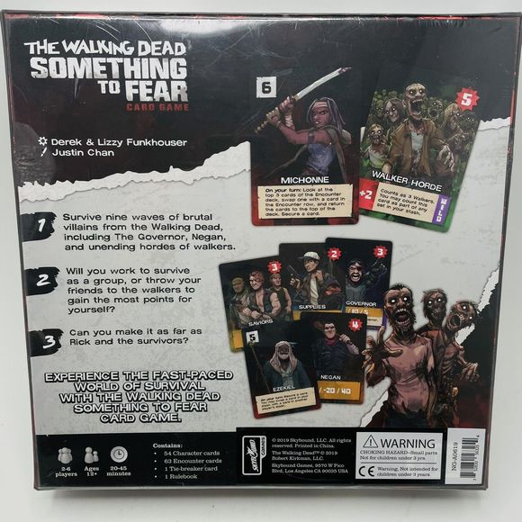 The Walking Dead Something to Fear Card Game NEW TWD New Sealed - Picture 2 of 2